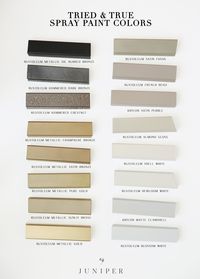 Tried & True Spray Paint Colors - Juniper Home