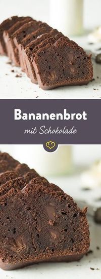 Ein wenig dekadent: Mit diesem Bananenbrot gönnst du dir die doppelte…