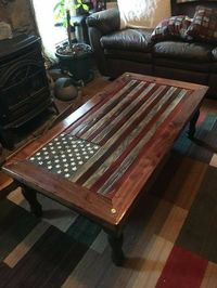 Flag coffee table