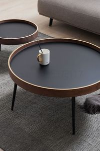 Modern Design Small Coffee Tables for Modern Interior. Wood and Metal Tables. #nordictables #modernfurniture #coffeetabledesign #ad