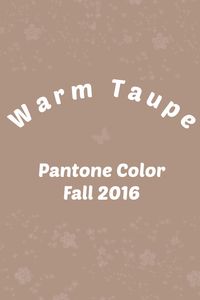 Pantone Warm Taupe