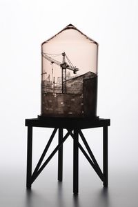 Delicate Glass Water Towers Feature Everyday Urban Scenes by artist Jeremy Lepisto - My Modern Metropolis