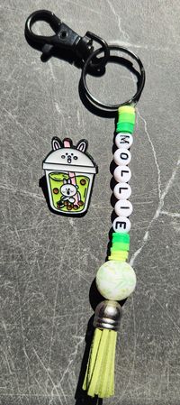 #bobateaandme #bobamilk #enamelpins #personalizedkeychain #backpackaccessories #bubzbeadco