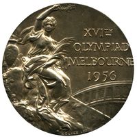 gold medal from the 1956 Melbourne Olympics