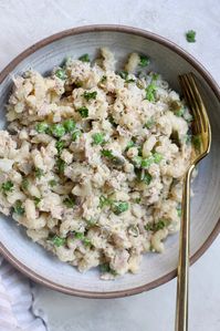 Healthy Tuna Pasta Salad (with Greek Yogurt!) - Hummusapien