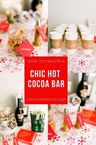 Chic Hot Chocolate Bar