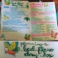 Carla Hufstedler (@carlaclaradox) on Instagram: “#selfcare: brainstorming needs based upon past experiences and lists of symptoms of #fibromyalgia,…” #EDS #POTS