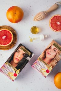 Tintes para el pelo de la marca Mix Profesional, con extracto de pomelo y aceite de argán.