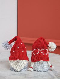 Knit - ANNIE'S SIGNATURE DESIGNS: Mr. & Mrs. Gnome Knit Pattern - #Y886583