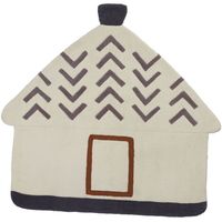 Tapis maison écrue Kenza (120 x 120 cm) : Sauthon