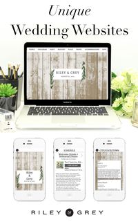 "Olive" rustic, natural wedding website design example from Riley & Grey. Click through to view this and other limited-edition, luxury templates. (wedding planning, wedding app, save the date, invitations, modern wedding)