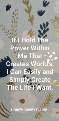 You hold the power to manifest your desires, you just require some gentle guidance to bring it to awareness. This is where simply- manifest steps in as a guide to help you acquire the key elements to manifestation and how to put them to practise in your everyday life.