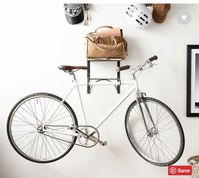 wall mounted bike rack (pottery barn)