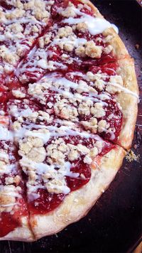Cherry Pie Dessert Pizza for My Mom