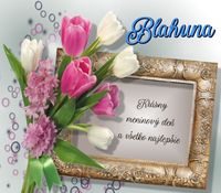 Blahuna - prianie k meninám