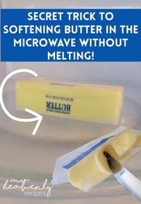 How to Soften Butter Quickly in the microwave without melting it into a puddle! Glass trick. How to get butter soft fast. How to tutorials