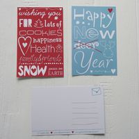 Christmas greetings cards. Happy new year. - Kerst- en Nieuwjaarskaarten www.blitzontwerpt.nl
