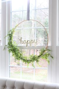 How to Make a Floral Hoop Wreath | Less Than Perfect Life of Bliss | home, diy, travel, parties, family, faith