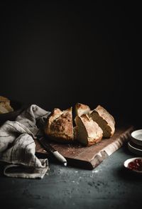 Soda Bread is so comforting & hearty. It’s simple to make, takes few ingredients, & hardly any time at all (other than baking). It’s a rustic, dense bread that is great for soaking up liquids. I love to serve it w/a good stew or soup. And when it’s paired w/butter & jam, magic happens!