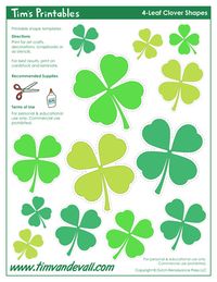 4-Leaf Clover Templates