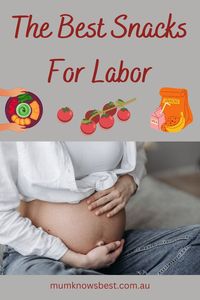Getting ready to have your baby? Check out this list of the best snacks for labor and make sure you keep some food handy to keep your energy up for your labor!