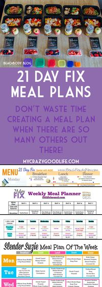 21 Day Fix Meal Plans