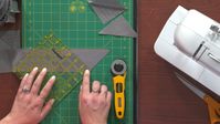 Ashley Hough demonstrates a fun and useful new quilting technique for creating half square triangles known as tube quilting.