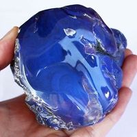 Natural polished Mexican Blue Amber | #Geology #GeologyPage #Amber Size: 74 x 68 x 54mm Geology Page www.geologypage.com