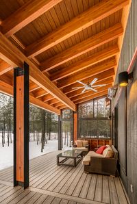 Modern Retreat - Contemporary - Porch - Seattle - by Selle Valley Construction, Inc. | Houzz