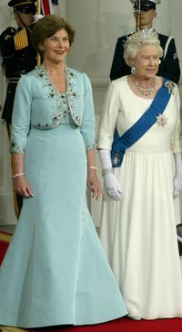 Laura Bush and Queen Elizabeth at The White House, 2007