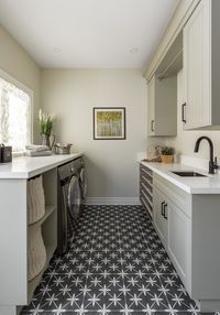 Our clients purchased this home from the wife's parents and wanted to renovate the master bedroom and bath, laundry room/mudroom, study and powder room for their growing family of 5. While the existing home is very beautiful, this young couple wanted to update certain rooms to better suit their personal style.