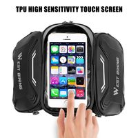 Function:RainproofMaterial:PU Waterproof FilmModel Number:YP0707213Certification:CEis_customized:YesItem Name:Bike Top Tube BagColor:Gray/Red/Blue/GWeight:About 300gPhone Bag Fit for:Below 6.20 inches phoneStoring Space:Can Carry tools,wallet,keys,gloves and so onTouchscreen:TPU Sensitive touch screenFeature:Waterproof;Wear-resisting,sun shieldPhone Bag Size:About 180*100MMEach Frame Bag Size:About 180*120*25MM