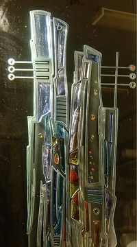 Фрагмент панно #artglass #пескоструй #фьюзинг
