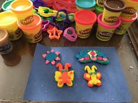 These Butterflies are ready to fly around in the lovely Spring weather! The new play doh really helps the compound stay fresh and not dry out to soon! Happy Spring!