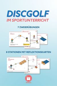 Dieses Unterrichtmaterial bringt die beliebte, bunte Wurfscheibe in den Sportunterricht und widmet sich der Frisbee-Sportart Discgolf. Vom ersten Werfen des Frisbees über kleine Spiele bis zu einem Discgolfturnier an eigenen Stationen werden die Schüler:innen in den Mittelpunkt des Unterrichtvorhabens gestellt und können an immer neuen Herausforderungen wachsen. #frisbeediscgolf #sportunterricht #unterrichtsmaterial #wimasu