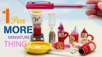 7 Cool Idea You Can Diy ~ How to make Cool Miniatures Thing from one Pen