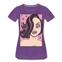 Face Your Colors (Baby Pink) - Womens Premium T-Shirt | MeAndMyTee.Com