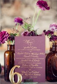 love the brown bottles with the flowers
