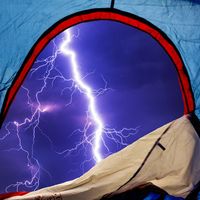 Prepare yourself for unexpected weather when you set off to go camping.