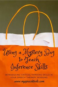 Grab your students' attention and introduce a new theme using "Mystery Bags" in speech therapy. Read how I use them in speech therapy for .