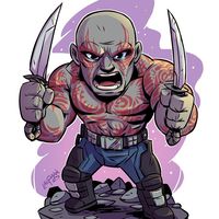 Here is Drax that I drew recently. Chibi Gaurdians of the Galaxy print pack coming soon to my online store. Keep an eye out. #gotg…