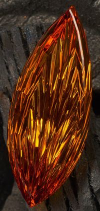 John Dyer Interview flame-cut citrine