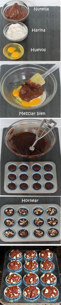 Muffins de chocolate fáciles