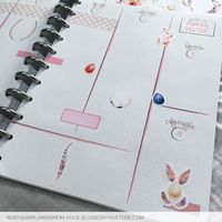 Inspiration pour ton planning ! Collection d'autocollants pour embellir ton agenda. Une collection de printemps !
