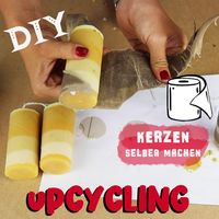 Heute geht es ums Upcycling Kerzen selber machen aus Kerzenresten und Toilettenpapierrollen als Kerzenform. Zu Weihnachten kann man diese Kerzen ganz einfach selber machen, als Kerzen für den Adventskranz oder Dekokerzen. die ich alle selbst aus Kerzenresten gieße. Oft brennen Kerzen ja leider nicht komplett ab und die vielen Reste sind viel zu schade zum Wegschmeißen. Mit Klopapierrollen und einem Docht basteln wir ganz einfach neue Kerzen.