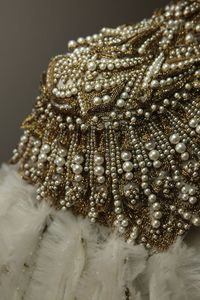 Backstage of the parade Alexander McQueen couture autumn-winter 2013-2014