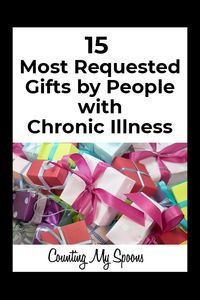 15 most requested gifts by people with chronic illness. #giftideas #christmas #holidaygiftguide #chronicillnessgiftguide