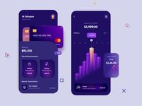 Finance Mobile App UX/UI Design by Ghulam Rasool 🚀 for Cuberto on Dribbble