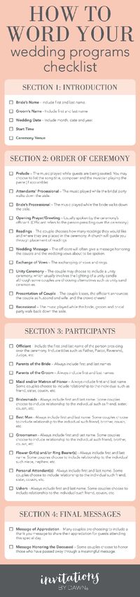 We've got all the checklists that will make planning your wedding a breeze