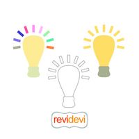 Idea bulb clip art freebie - Free clipart by Revidevi by revidevi